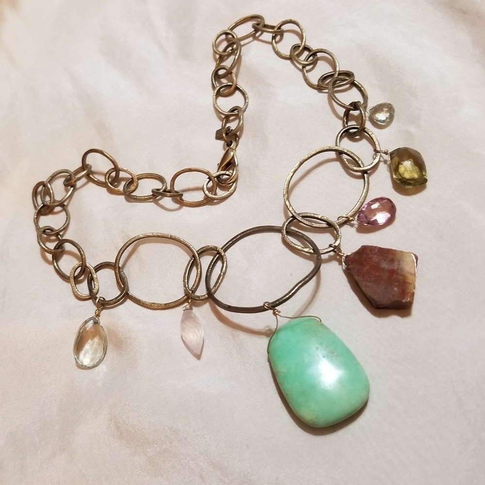VINTAGE ALEXIS BITTAR Gem Packed Necklace
PRICE FIRM - Picture 4 of 6